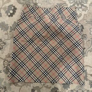 Burberry Nova Check Plaid Short Skirt US Size 14